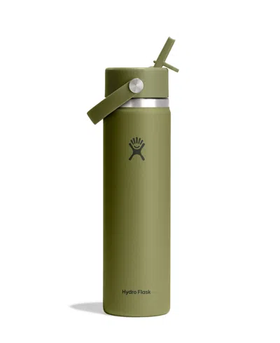 Hydro Flask Solid 24 Oz. Wide Mouth Water Bottle In Green