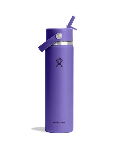 Hydro Flask Solid 24 Oz. Wide Mouth Water Bottle In Purple