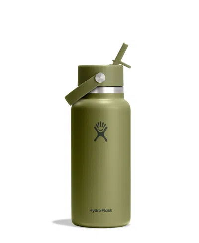 Hydro Flask Solid 32 Oz. Wide Mouth Water Bottle In Green