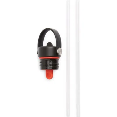 Hydro Flask Standard Flex Cap & Straw In Black