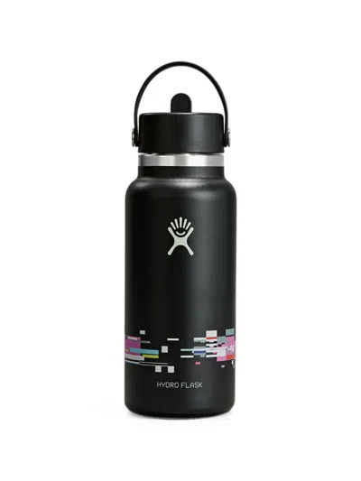 Hydro Flask Wide Flex Straw Cap Water Bottle 946ml In Black