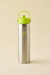 Hydro Flask Wide Mouth Flex Straw 24 oz Water Bottle In Stainless Lime At Urban Outfitters