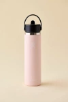 Hydro Flask Wide Mouth Flex Straw 24 oz Water Bottle In Trillium At Urban Outfitters In Pink
