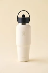 Hydro Flask Wide Mouth Flex Straw 32 oz Travel Water Bottle In Ivory At Urban Outfitters In Neutral