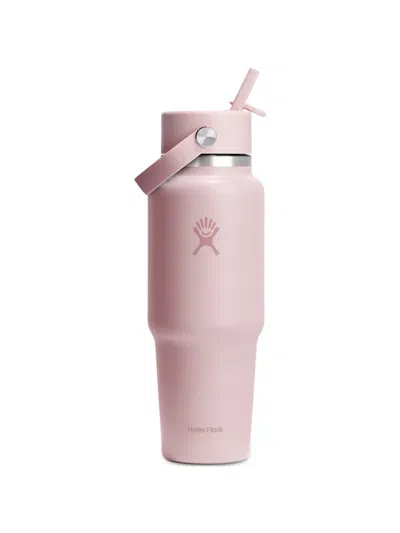 Hydro Flask Wide Mouth Logo-print Travel Bottle In Pink