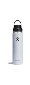 Hydro Flask Wide Mouth Water Bottle With Flex Chug Cap - 24 oz In White