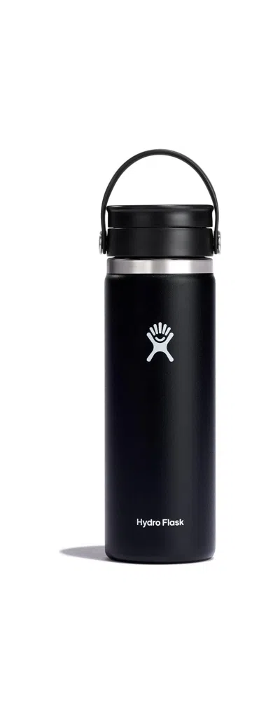 Hydro Flask Wide Mouth With Flex Sip Lid Insulated Water Bottle Travel Mug - 20 Oz- Black