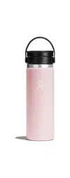 Hydro Flask Wide Mouth With Flex Sip Lid Insulated Water Bottle Travel Mug - 20 Oz- Trillium In Pink