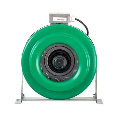 Hydrofarm 760 C.f.m In-line Bathroom Fan In Green