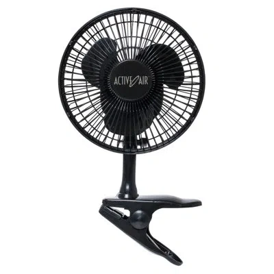 Hydrofarm Active Air 6" Table Fan In Black