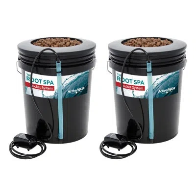 Hydrofarm Active Aqua Root Spa Bucket Deep Water Culture System In Black