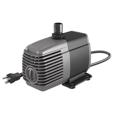 Hydrofarm Active Aqua Submersible Hydroponics Water Pump In Gray