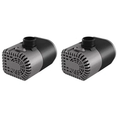 Hydrofarm Aqua Submersible Hydroponics Aquarium Water Pump In Gray