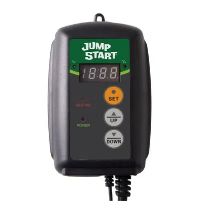 Hydrofarm Digital Thermostat Controller In Black