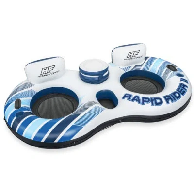 Hydro-force Rapid Rider Ii Double River Tube 7'10.5" In Blue