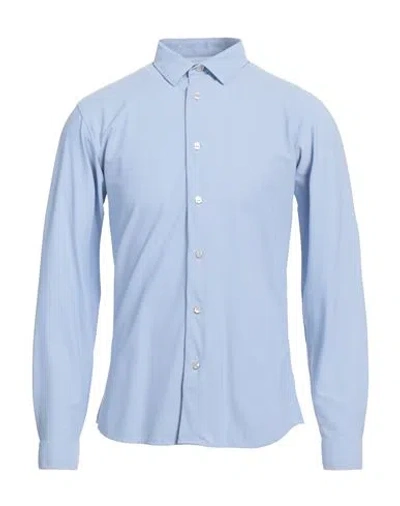 Hydrogen Man Shirt Light Blue Size M Polyamide, Elastane