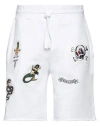 Hydrogen Man Shorts & Bermuda Shorts White Size Xxl Cotton, Polyester In White