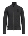 Hydrogen Man Sweatshirt Charcoal Size Xxl Cotton, Polyester In Grey
