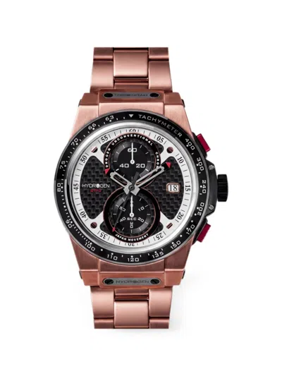 Hydrogen Otto 44mm Chronograph Watch In Gold
