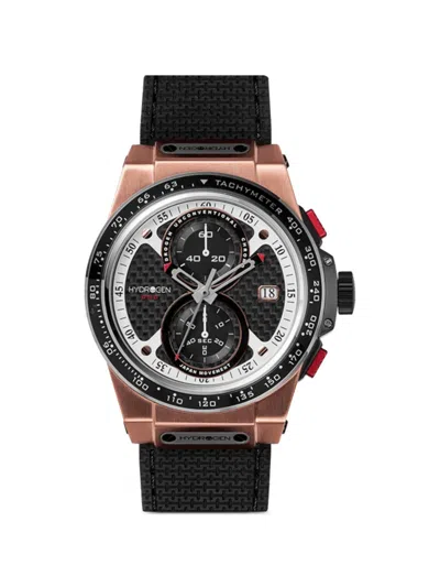 Hydrogen Otto Chrono 44mm Watch In Black