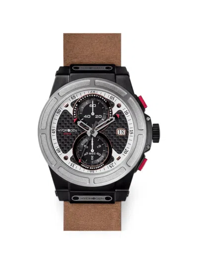 Hydrogen Otto Chronograph 44mm Watch In Brown