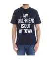 Hydrogen T-shirt With Round Neck And Short Sleeves In Black