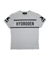 Hydrogen T-shirt With Round Neck And Short Sleeves In Gray