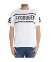 Hydrogen T-shirt With Round Neck And Short Sleeves In White
