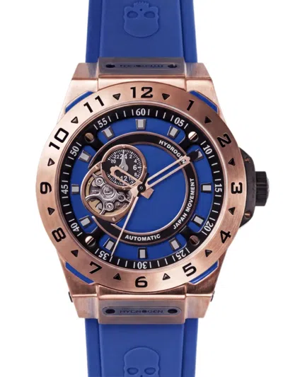 Hydrogen Vento 44mm Skeleton Dial Watch In Blue