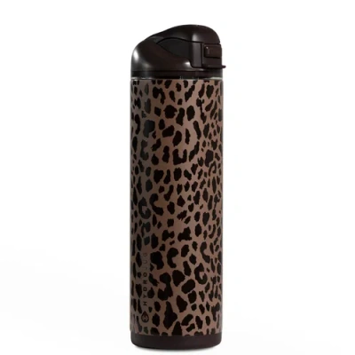 Hydrojug Ease2o 24oz Insulated Stainless Steel Water Bottle With Dual Sip & Chug Lid In Animal Print