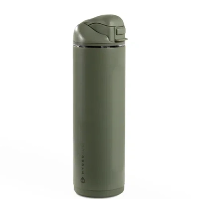 Hydrojug Ease2o 24oz Insulated Stainless Steel Water Bottle With Dual Sip & Chug Lid In Green