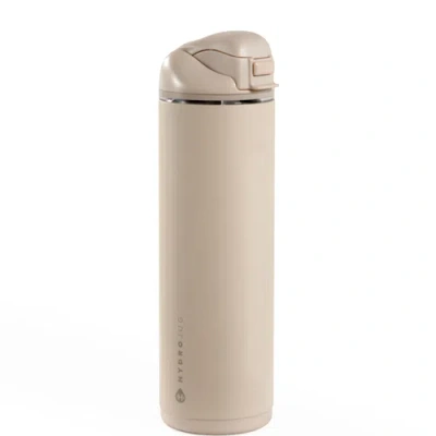 Hydrojug Ease2o 24oz Insulated Stainless Steel Water Bottle With Dual Sip & Chug Lid In Neutral
