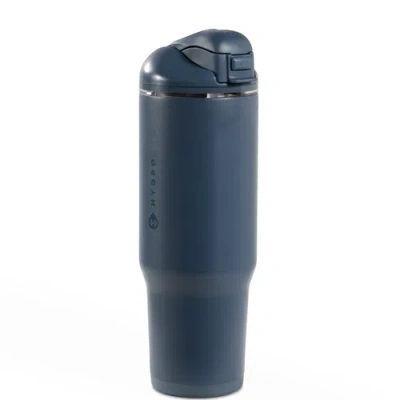 Hydrojug Ease2o 32oz Insulated Stainless Steel Water Bottle With Dual Sip & Chug Lid In Blue