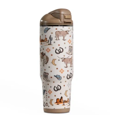 Hydrojug Ease2o 32oz Insulated Stainless Steel Water Bottle With Dual Sip & Chug Lid In Neutral