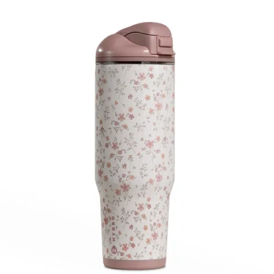 Hydrojug Ease2o 32oz Insulated Stainless Steel Water Bottle With Dual Sip & Chug Lid In Multi