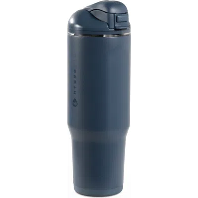 Hydrojug Ease2o 40oz Insulated Stainless Steel Water Bottle With Dual Sip & Chug Lid In Blue
