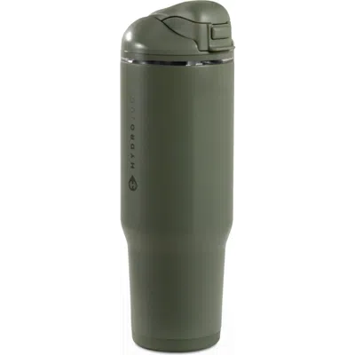 Hydrojug Ease2o 40oz Insulated Stainless Steel Water Bottle With Dual Sip & Chug Lid In Green