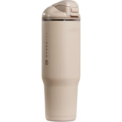 Hydrojug Ease2o 40oz Insulated Stainless Steel Water Bottle With Dual Sip & Chug Lid In Neutral