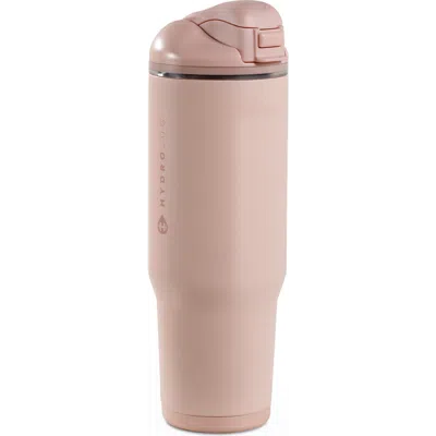 Hydrojug Ease2o 40oz Insulated Stainless Steel Water Bottle With Dual Sip & Chug Lid In Pink