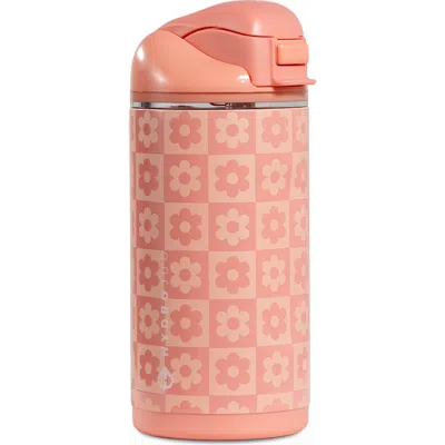 Hydrojug Ease2o Kids 14oz Insulated Stainless Steel Water Bottle With Dual Lid In Orange