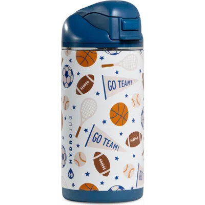 Hydrojug Ease2o Kids 14oz Insulated Stainless Steel Water Bottle With Dual Lid In White