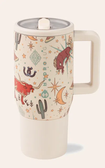 Hydrojug Rodeo Print 20 oz Traveler Insulated Mug In Multi