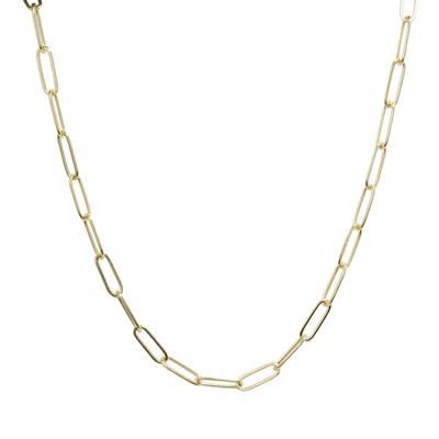 Hye Jane Jewelry Women's Gold Mona Paperclip Chain
