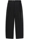 Hyein Seo Belted Tailored Trousers In Grey