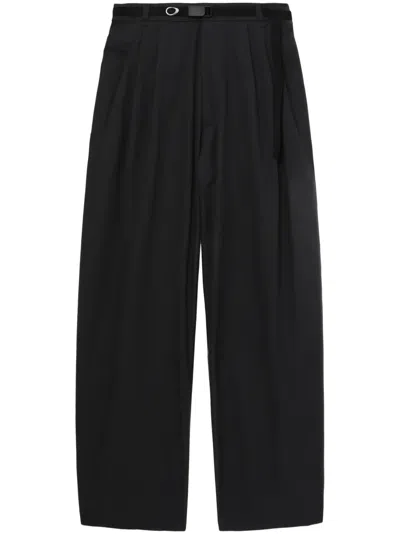 Hyein Seo Belted Tailored Trousers In Grey