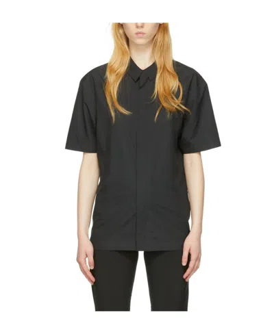 Hyein Seo Black Logo Short-sleeved Shirt