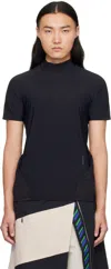 Hyein Seo Black Pocket T-shirt In Black