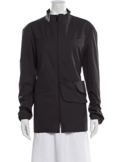 Pre-owned Hyein Seo Bomber Jacket In Gray