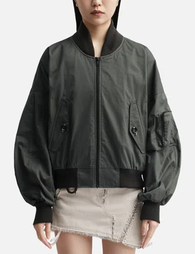 Hyein Seo Cotton Bomber In Grey