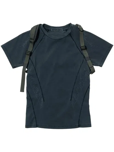 Hyein Seo Crew-neck T-shirt In Blau